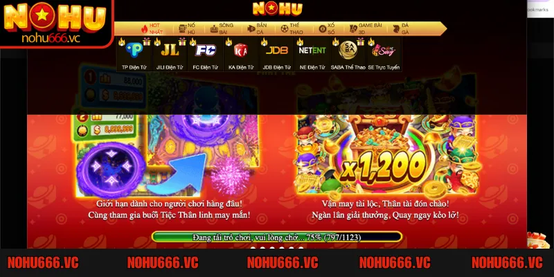 Hướng dẫn các bước bắt đầu chơi bắn cá Nohu666 trực tuyến.